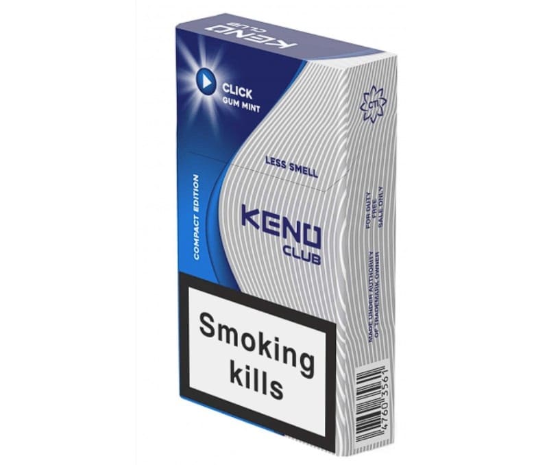 Сигареты Keno Club Click Gum Mint Queen Size