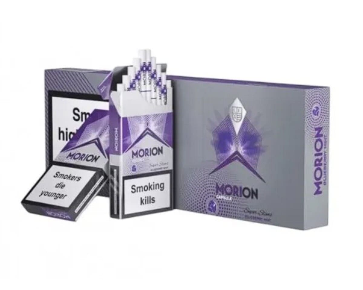 Сигареты Morion Capsule Blueberry Superslim — изображение 2