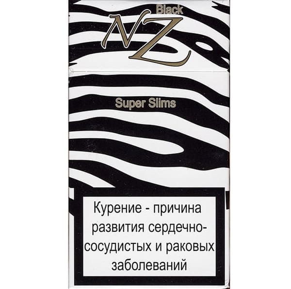 Сигареты NZ Black Super Slims