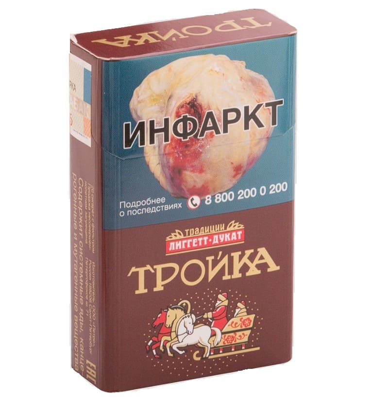 Сигареты Тройка